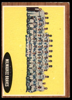 1962 Topps #158 Braves Team EX Excellent  ID: 110851
