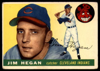 1955 Topps #7 Jim Hegan Very Good  ID: 138252