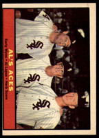 1961 Topps #337 Early Wynn/Al Lopez/Herb Score Al's Aces Excellent+  ID: 155919