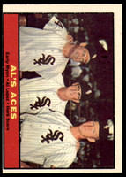 1961 Topps #337 Early Wynn/Al Lopez/Herb Score Al's Aces Excellent+  ID: 155920