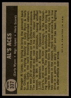 1961 Topps #337 Early Wynn/Al Lopez/Herb Score Al's Aces Excellent+  ID: 155920