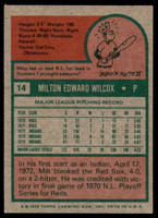 1975 Topps Mini # 14 Milt Wilcox Ex-Mint  ID: 247580