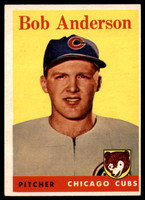 1958 Topps #209 Bob Anderson EX++ Excellent++ RC Rookie ID: 106268