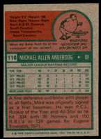 1975 Topps Mini #118 Mike Anderson Near Mint+  ID: 247681
