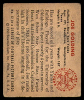 1950 Bowman #12 Joe Golding Good  ID: 142391