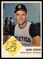 1963 Fleer #17 Norm Siebern VG Very Good 
