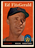 1958 Topps #236 Ed Fitz Gerald EX++ Excellent++  ID: 106336