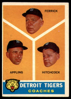 1960 Topps #461 Tigers Coaches Excellent  ID: 175757
