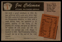 1955 Bowman #3 Joe Coleman Very Good  ID: 182670