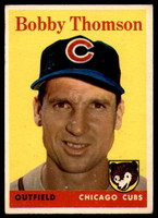 1958 Topps #430 Bobby Thomson EX++ Excellent++  ID: 120974