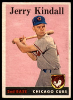 1958 Topps #221 Jerry Kindall EX++ Excellent++ RC Rookie
