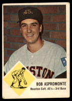 1963 Fleer #37 Bob Aspromonte VG Very Good  ID: 114869