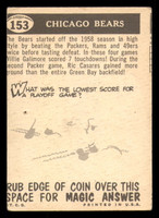 1959 Topps #153 Bears Pennant Very Good  ID: 270302