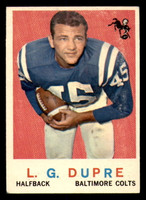 1959 Topps #163 L.G. Dupre UER Very Good  ID: 268788