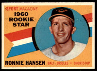 1960 Topps #127 Ron Hansen RS Ex-Mint  ID: 196171