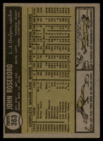 1961 Topps #363 John Roseboro Ex-Mint  ID: 156128