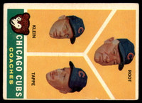 1960 Topps #457 Cubs Coaches EX Excellent 