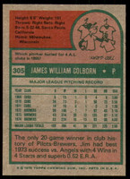 1975 Topps #305 Jim Colborn Near Mint or Better  ID: 205855