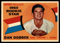 1960 Topps #123 Dan Dobbek RS EX/NM  ID: 107522