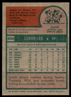 1975 Topps #506 Leron Lee Near Mint or Better  ID: 204592