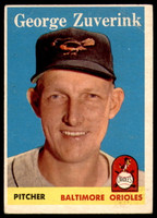 1958 Topps #6 George Zuverink Very Good  ID: 183842