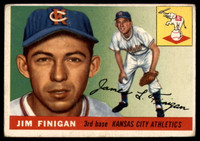 1955 Topps #14 Jim Finigan VG Very Good RC Rookie