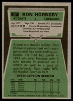 1975 Topps # 87 Ron Hornsby Near Mint or Better  ID: 208717
