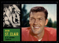 1962 Topps #157 Bob St. Clair Excellent+  ID: 159310
