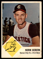 1963 Fleer #17 Norm Siebern G/VG Good/Very Good  ID: 114779