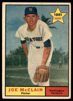 1961 Topps #488 Joe McClain Excellent RC Rookie ID: 156524