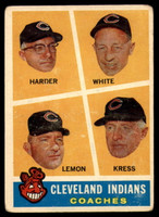 1960 Topps #460 Indians Coaches G-VG 
