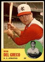 1963 Topps #282 Bobby Del Greco Ex-Mint  ID: 188045