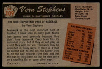 1955 Bowman #109 Vern Stephens VG-EX 