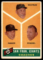 1960 Topps #469 Giants Coaches Excellent  ID: 175772
