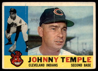 1960 Topps #500 Johnny Temple EX Excellent 