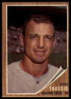 1962 Topps #44 Don Taussig Ex-Mint RC Rookie ID: 169394