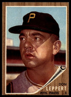 1962 Topps #36 Don Leppert Ex-Mint RC Rookie ID: 179403