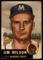 1953 Topps #208 Jim Wilson Poor  ID: 134385