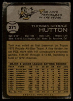 1973 Topps #271 Tom Hutton Signed Auto Autograph 