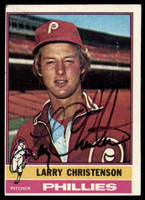 1976 Topps #634 Larry Christenson Signed Auto Autograph 