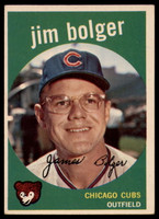 1959 Topps #29 Jim Bolger Excellent+  ID: 161288