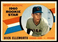1960 Topps #125 Dick Ellsworth RS Excellent+ RC Rookie  ID: 196145