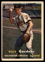 1957 Topps #17 Billy Gardner VG Very Good  ID: 103227
