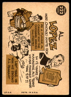 1960 Topps #222 Al Lopez MG Very Good  ID: 196924