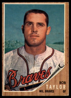 1962 Topps #406 Bob Taylor Excellent+  ID: 170047
