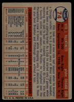 1957 Topps #74 Vito Valentinetti VG Very Good RC Rookie ID: 103251