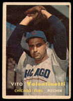 1957 Topps #74 Vito Valentinetti VG Very Good RC Rookie ID: 103252