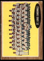 1962 Topps #61 Cardinals Team Very Good  ID: 149347