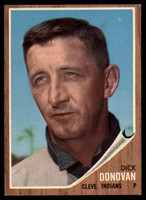 1962 Topps #15 Dick Donovan UER EX/NM  ID: 110566