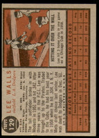 1962 Topps #129 Lee Walls Excellent+  ID: 188940